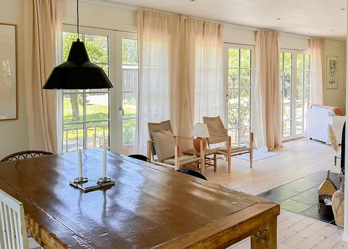 Wood With Fireplace And Nordic Design Vejby